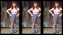 DIY Half Circle Skirt Tutorial (with zipper!) plus 3 ways to hem a skirt