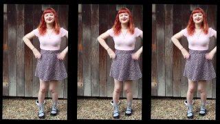 DIY Half Circle Skirt Tutorial (with zipper!) plus 3 ways to hem a skirt
