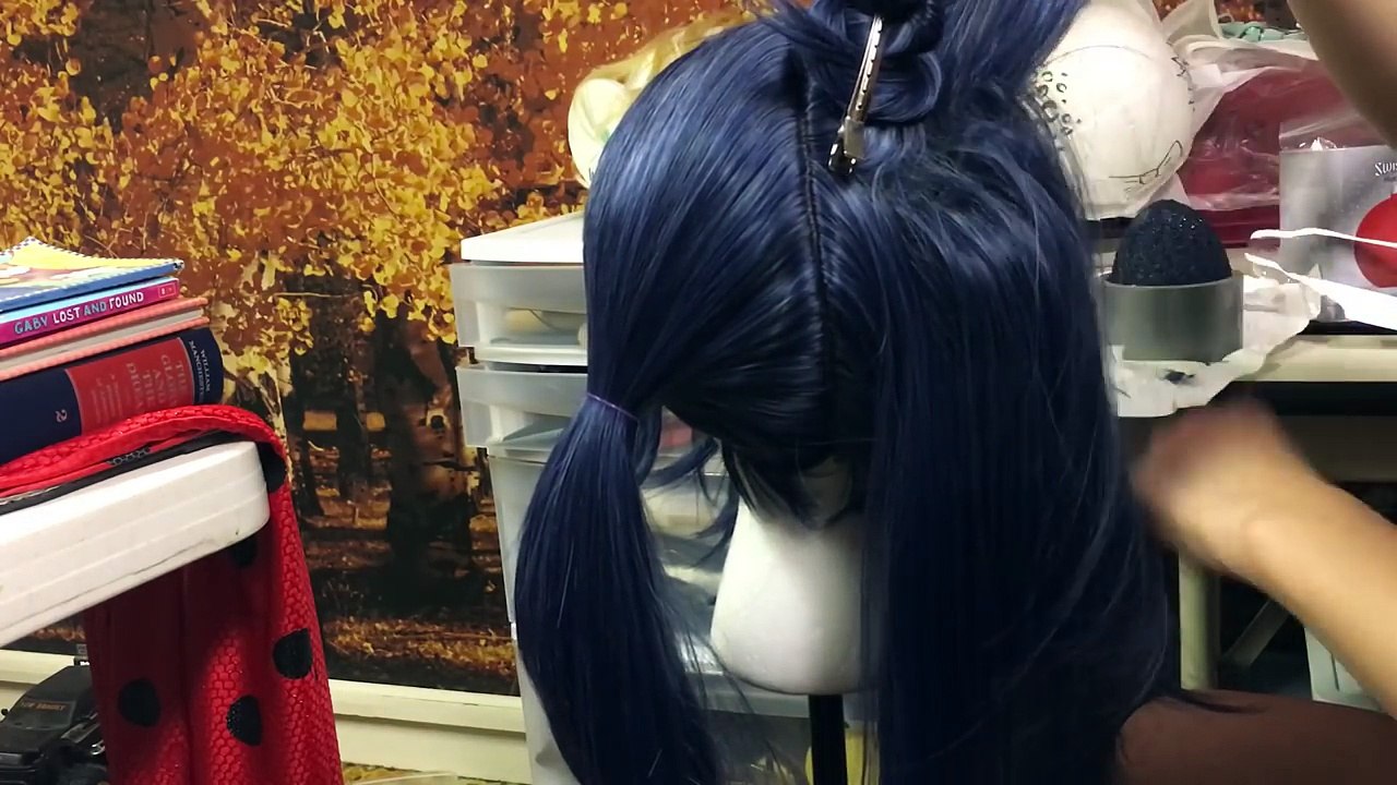Miraculous Ladybug Pigtail Wig Tutorial
