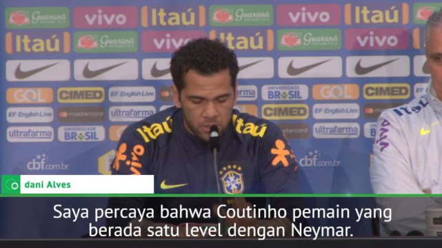 Coutinho Di Level Yang Sama Dengan Neymar - Alves