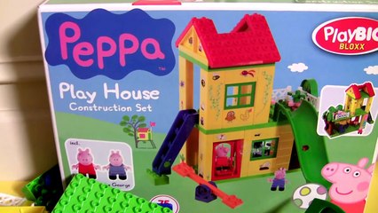 Peppa Pig Playhouse Lego Blocks Playground Park with See-Saw & Slide House Set by DisneyCollector