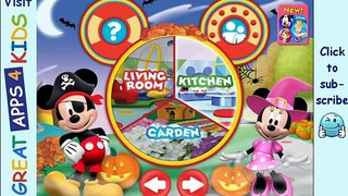 Mickey Mouse Clubhouse Color and Play (Halloween Theme) | Coloring App for Kids