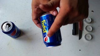 How to make mini popcorn machine of cans and candles