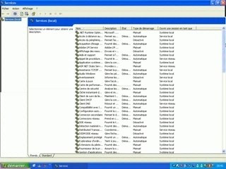 Desactiver le parefeux windows au sp1