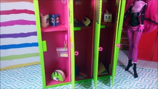 DIY Doll Lockers (Monster High, Barbie, Etc) - Back to School