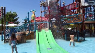 Funny Water Playground and Water Slide for Children in Funpark Croatia