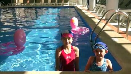 GIANT BALLOON TOY SURPRISES in huge Pool |FUN Disney SHOPKINS, STAR WARS, FROZEN, My Little Pony