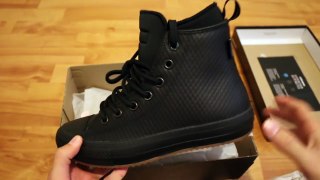 Unboxing: Converse Chuck II Waterproof Mesh Backed Leather! Plus on Feet!