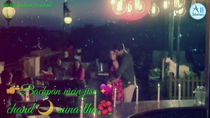 Whatsapp Status Video || Love  Sad Emotion Video || Bachpan Mein Jise Chand Suna tha