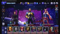 Sharon Rogers vs Thanos (infinito)   Batalha da Aliança - Marvel Future Fight