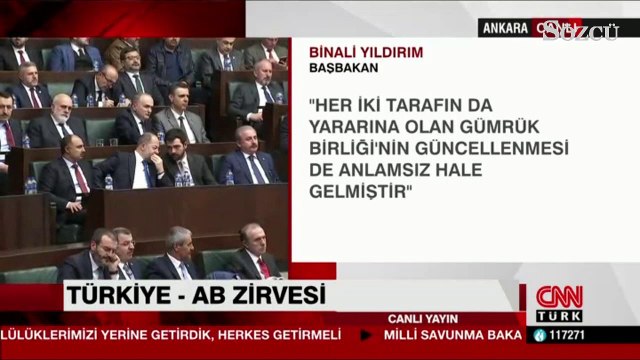 Başbakan Yıldırım, AB’nin Türkiye’ye hakkaniyetli bir yaklaşım sergileyeceğine dair bir işaret göremedik