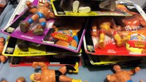 HUGE WWF HASBRO Wrestling Figures HAUL! Rare Green Card , Bret Hart, Ultimate Warrior!