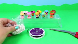 Lalaloopsy Tinies : How to make a necklace and bracelet with Lalaloopsy Tinies DIY