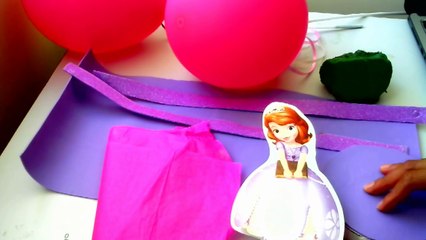 COMO HACER CENTRO DE MESA PRINCESA SOFIA/SOFIA the FIRST