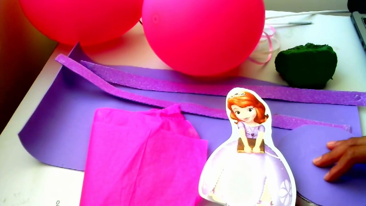 COMO HACER CENTRO DE MESA PRINCESA SOFIA/SOFIA the FIRST