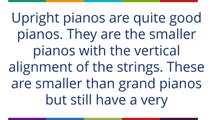 upright pianos