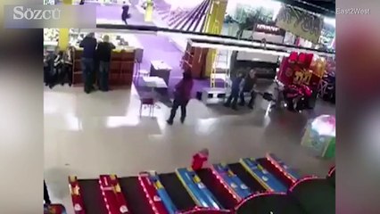 Faciadan saniyeler önce çekildi!