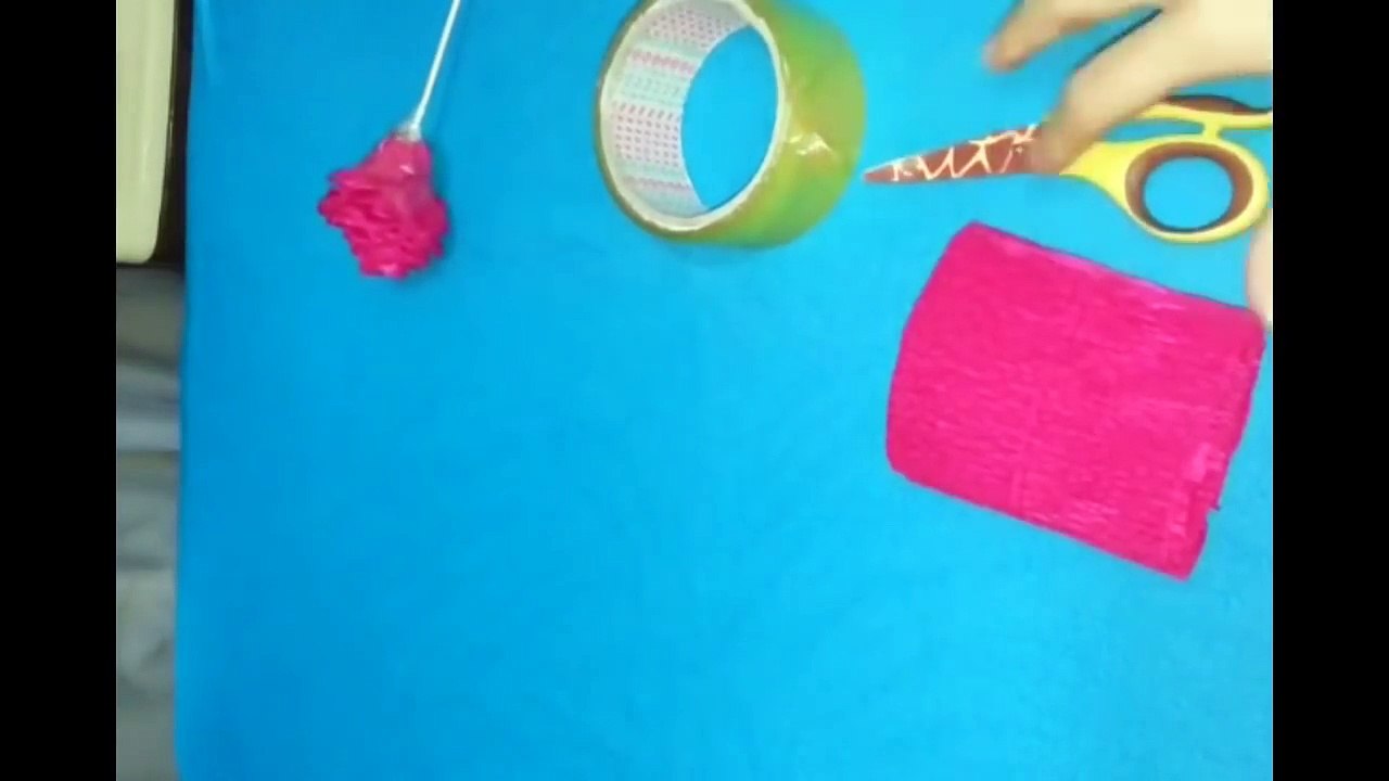 DIY How to make Crepe Paper Rose Flower || DIY How to make Crepe Paper Rose Flower + Tutorial .