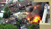 Huge blaze destroys 20 homes in Philippines