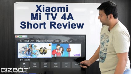 Xiaomi Mi LED Smart TV 4 Short Review : Hindi