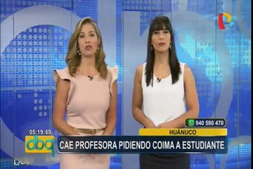 Huánuco: detienen a docente de instituto recibiendo coima de postulante