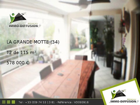 T2 A vendre La grande motte 115m2 - Couchant
