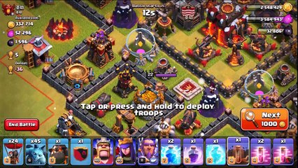 Clash Of Clans | FARMING POST UPDATE PART 1 | LAVALOONION & CASE FOR GRAND WARDEN AT TH10