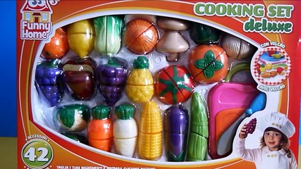 Apprendre les noms des fruits et des légumes en francaise avec jouet! Mykidstoys.fr