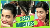 3 Easy Hairstyles You Need Badly | बाल बाँधने के 3 आसान तरीके | Hair Style At Home