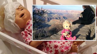 Baby Alive Doll Beatrix in Hospital after she had a bad Accident at the Grand Canyon