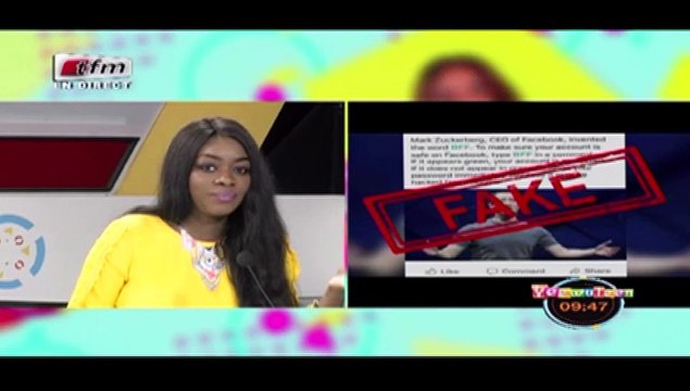 RUBRIQUE TECHNOLOGIES avec BIJOU NDIAYE dans Yeewu Leen du 27 Mars 2018