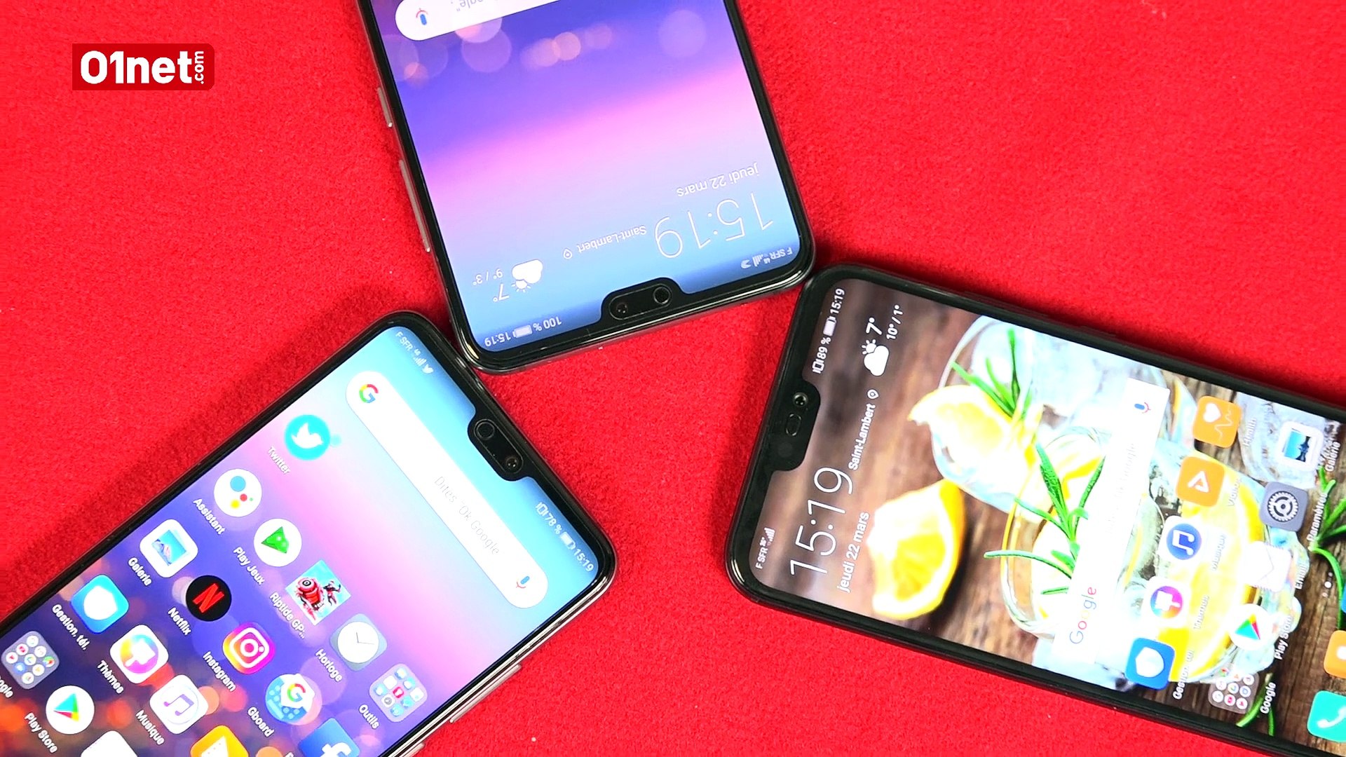 Huawei présente les P20, P20 Pro et P20 Lite, des smartphones qui  pourraient faire de l'ombre à Samsung - Vidéo Dailymotion