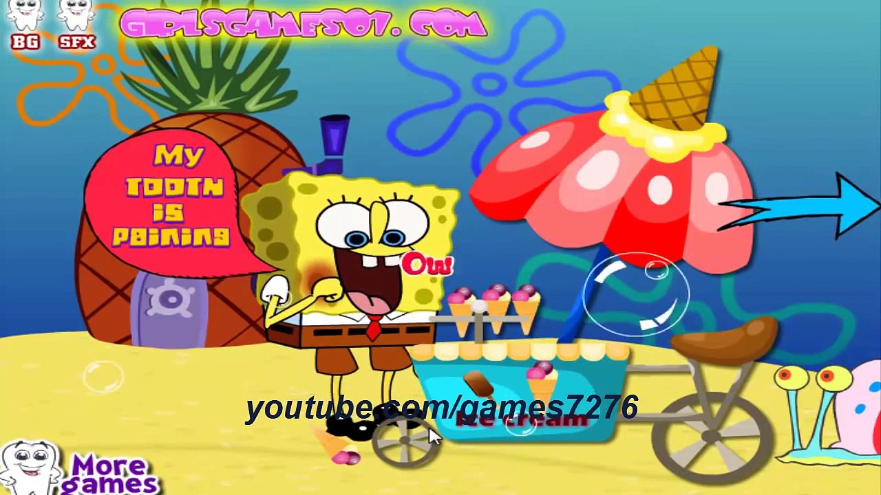 سبونج بوب العاب منوعة | العاب انظيف اسنان سبونج بوب