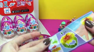 Kinder surprise eggs, Princess Disney/Киндер сюрприз Принцессы Дисней