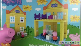 Peppa Pig Blocks Jeu de construction Maison de luxe Peppas Deluxe House Construction Set