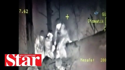 Amanos�ta öldürülen teröristler termal kamerada