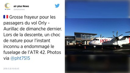 Cantal. Un avion Air France a perdu une de ses pièces en plein vol.