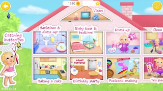 BaBy Care Play With Dream House | Baby Food, Bedtime, Bath Time, Baking A Cake And Birthday Party