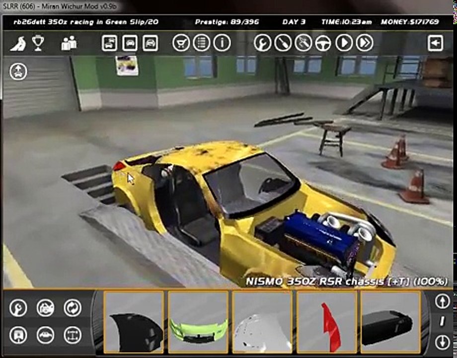 Building a RB26DETT powered 350z slrr