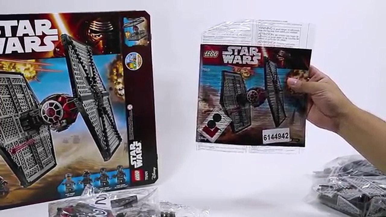 LEGO Star Wars First Order Special Forces TIE fighter Set 75101The Force Awakens Review Lego