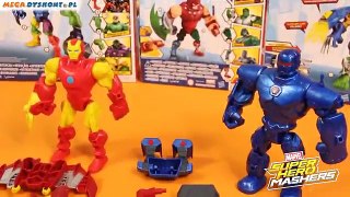Iron Man vs. Iron Monger Mash Pack - Super Hero Mashers - Marvel - Hasbro - A9530 A8159