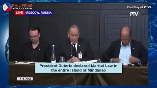 BREAKING: PRESIDENT DUTERTE DECLARED MARTIAL LAW IN MINDANAO!