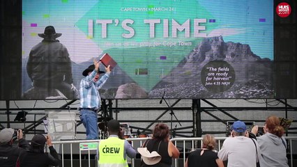 Angus Buchan se It's Time-preek in Mitchells Plain