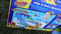 Blaze and the Monster Machines Flip and Race Speedway monster truck toys videos for kids