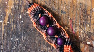 como hacer aros macrame con cuentas o semillas | earrings macrame