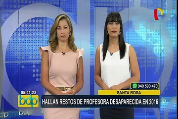 Santa Rosa: hallan restos de profesora desaparecida en el 2016