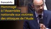 Hommage à l'Assemblée nationale aux victimes des attaques de l'Aude : "La fiche S est un outil de police, un outil de vigilance qui permet d'accumuler du renseignement sur une personne (...) Elle n'est pas en elle-même un élément de preuve"