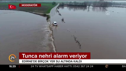 Tunca nehri alarm veriyor