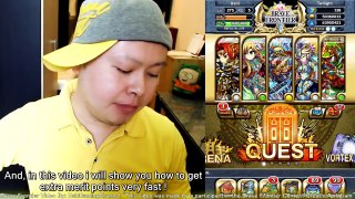 Brave Frontier Global How To Get Extra Merit Points Fast & Super Effective !