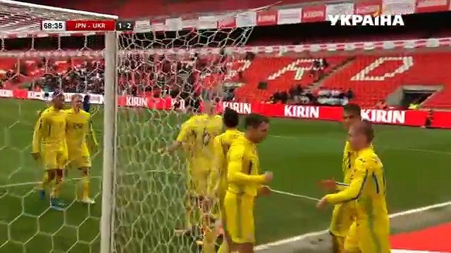 Oleksandr Karavayev Goal - Japan vs Ukraine 1-2